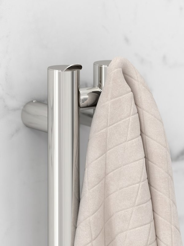 Полотенцесушитель электрический Сунержа Нюанс 4.0 00-0881-1253 120x10 см, подключение справа, скрытое подключение справа, без покрытия, I-образный