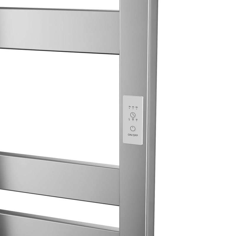 Полотенцесушитель электрический Bauedge Elite R 50х100, нержавеющая сталь полированная