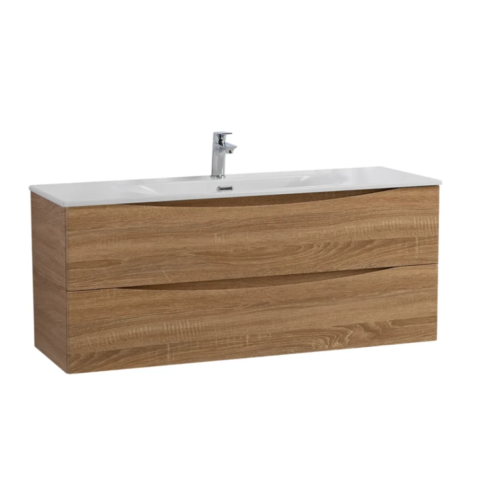 Тумба под раковину BelBagno Marino-cer-n 120 подвесная, rovere bianco