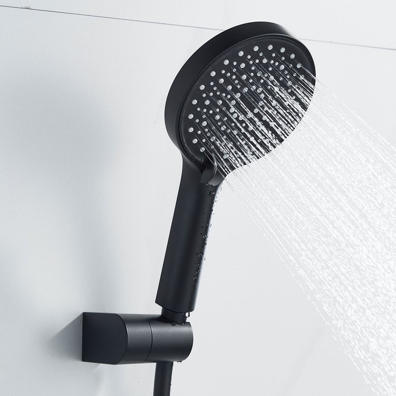 Смеситель для душа с лейкой Shevanik S4716H, черный