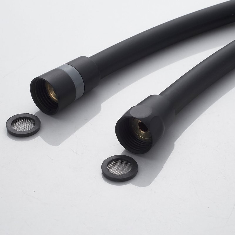 Смеситель для душа с лейкой Shevanik S4716H, черный