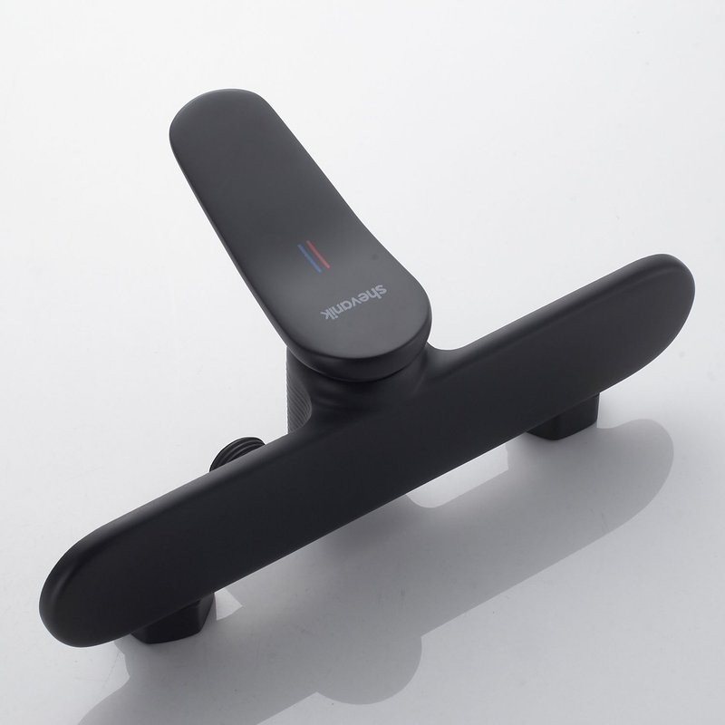 Смеситель для душа с лейкой Shevanik S4716H, черный