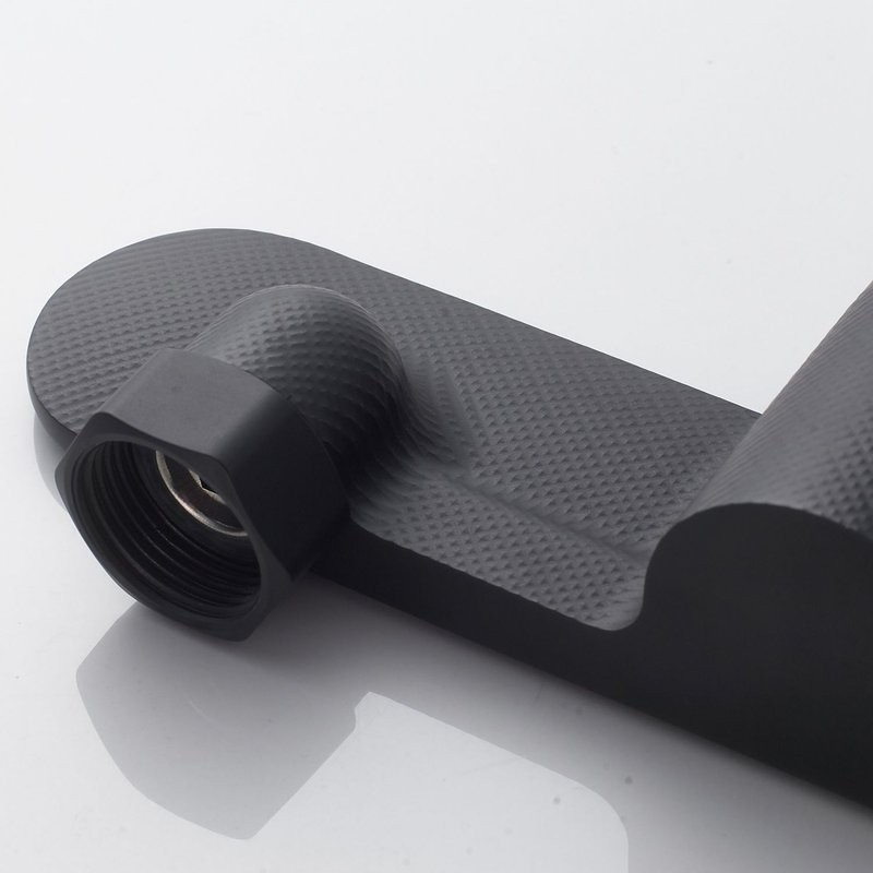 Смеситель для душа с лейкой Shevanik S4716H, черный