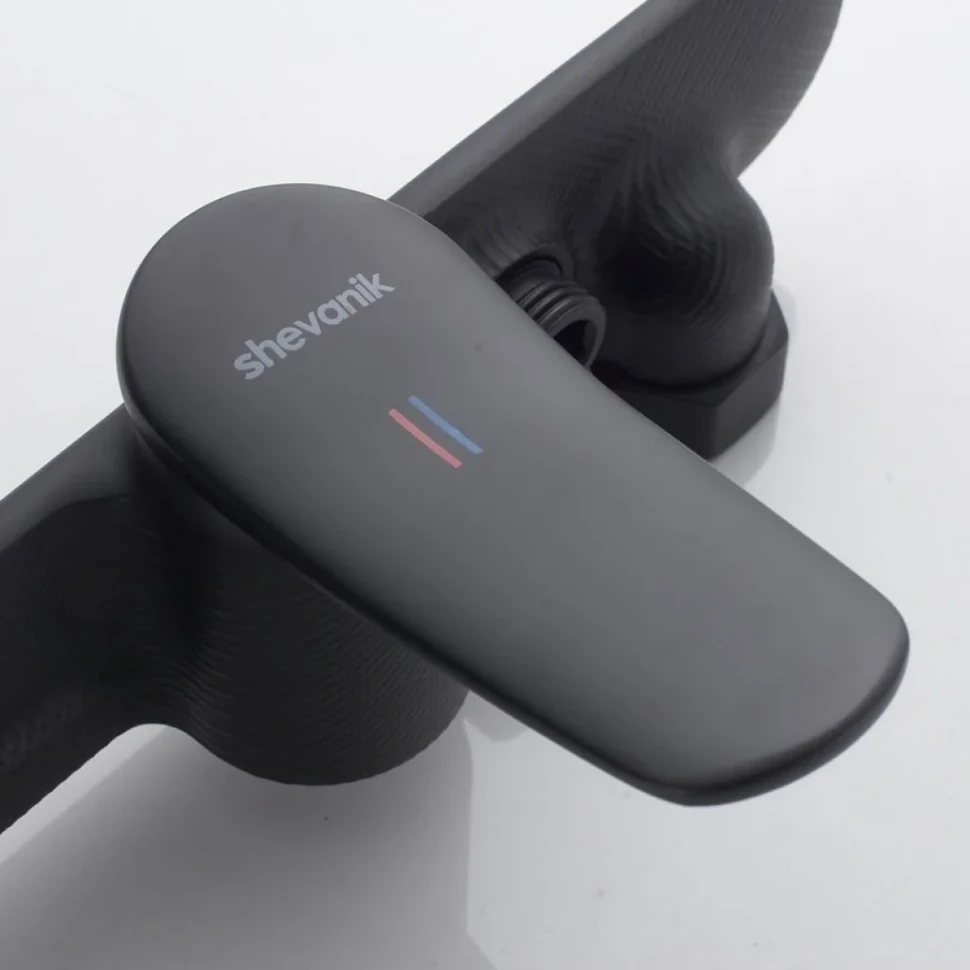 Смеситель для душа с лейкой Shevanik S4716H, черный