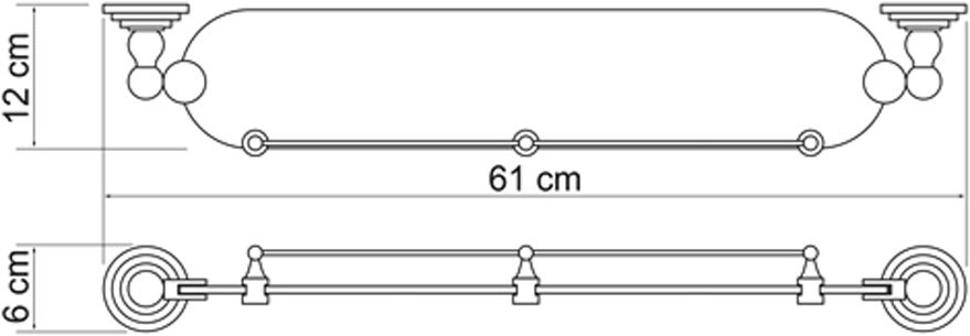 Полка Wasserkraft Ammer K-7044