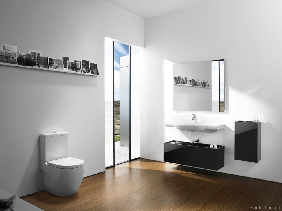 Унитаз-компакт напольный Roca Meridian 342248000