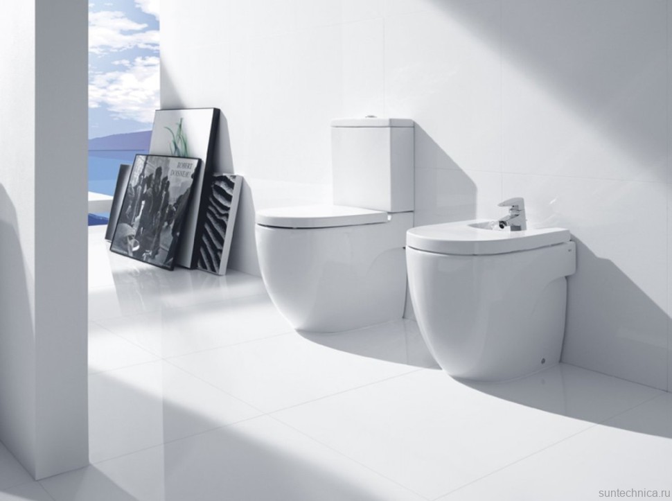 Унитаз-компакт напольный Roca Meridian 342248000