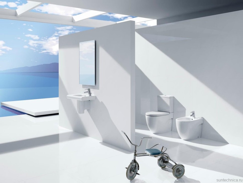 Унитаз-компакт напольный Roca Meridian 342248000