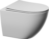 Унитаз подвесной Abber Ultra AC1301 с микролифтом, белый