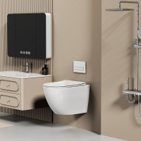 Унитаз подвесной Abber Ultra AC1301 с микролифтом, белый