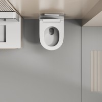 Унитаз подвесной Abber Ultra AC1301 с микролифтом, белый