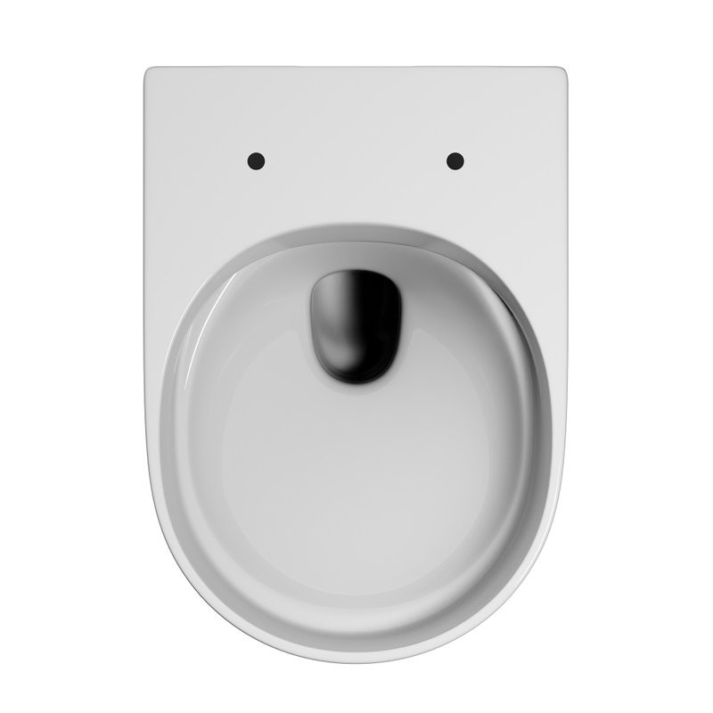 Унитаз подвесной Abber Ultra AC1301 с микролифтом, белый