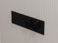 Термостатический смеситель встраиваемый Allen Brau Liberty 5.33003-31 С ВНУТРЕННЕЙ ЧАСТЬЮ, матовый черный