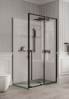 Термостатический смеситель встраиваемый Allen Brau Liberty 5.33003-31 С ВНУТРЕННЕЙ ЧАСТЬЮ, матовый черный