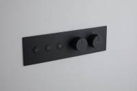 Термостатический смеситель встраиваемый Allen Brau Liberty 5.33003-31 С ВНУТРЕННЕЙ ЧАСТЬЮ, матовый черный