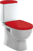 Унитаз-компакт напольный Sanita luxe Best Color Red с микролифтом
