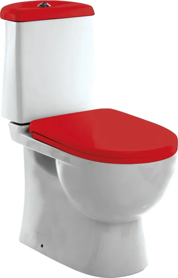 Унитаз-компакт напольный Sanita luxe Best Color Red с микролифтом