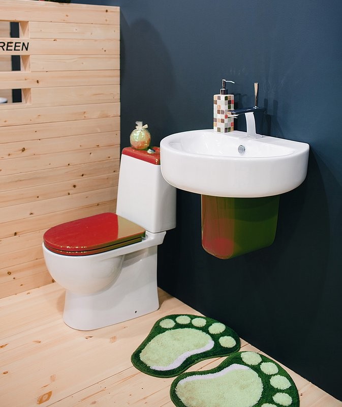 Унитаз-компакт напольный Sanita luxe Best Color Red с микролифтом