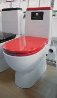 Унитаз-компакт напольный Sanita luxe Best Color Red с микролифтом