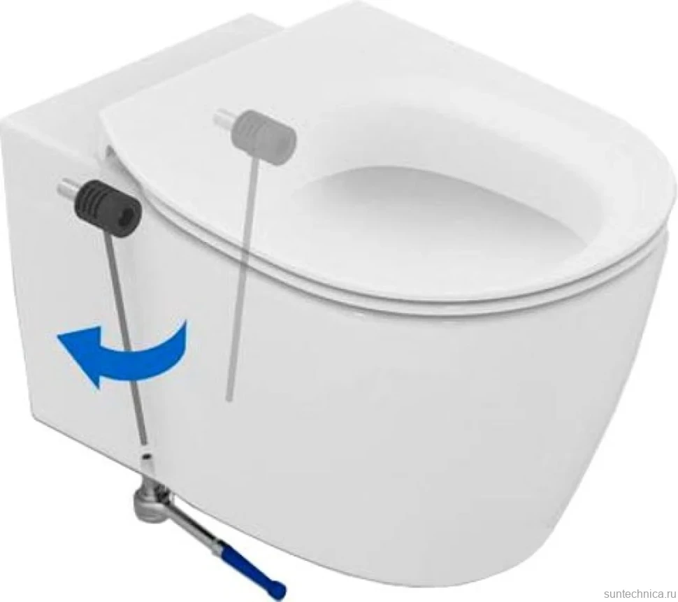 Унитаз подвесной Ideal Standard Connect AquaBlade E047901 безободковый, с микролифтом