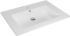 Тумба с раковиной Jorno Slide 65, белая