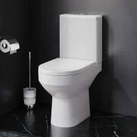 Унитаз-компакт напольный AM.PM Spirit V2.0 C708600WH FlashClean с микролифтом