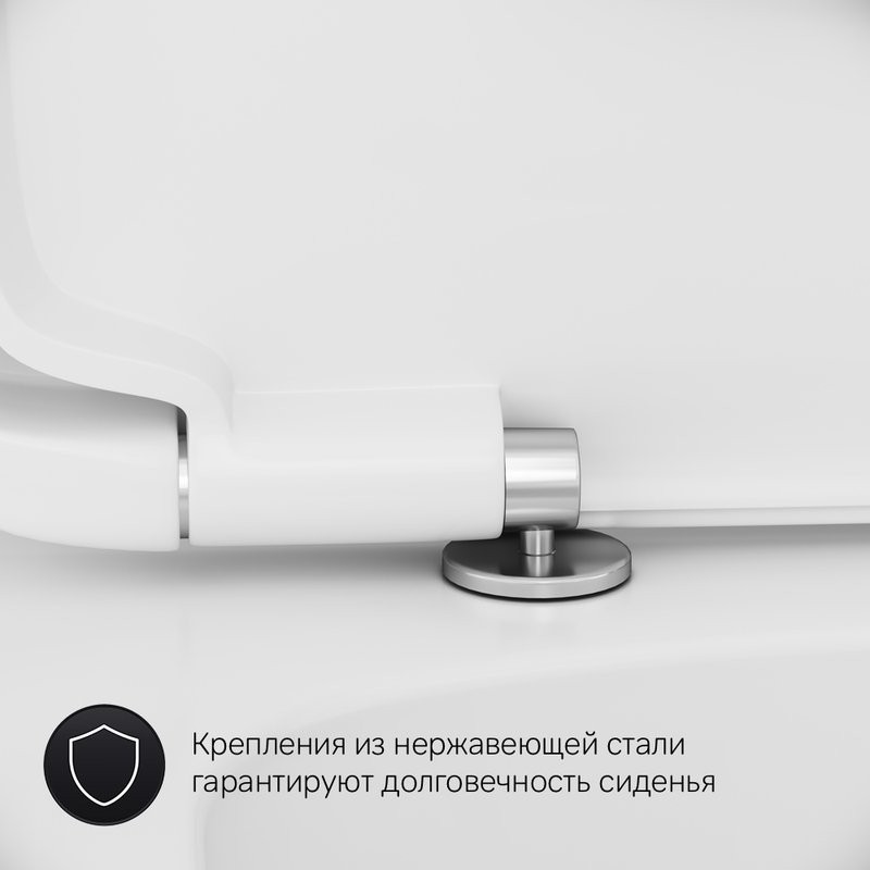 Унитаз-компакт напольный AM.PM Spirit V2.0 C708600WH FlashClean с микролифтом