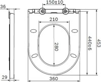 Унитаз-компакт напольный AM.PM Spirit V2.0 C708600WH FlashClean с микролифтом