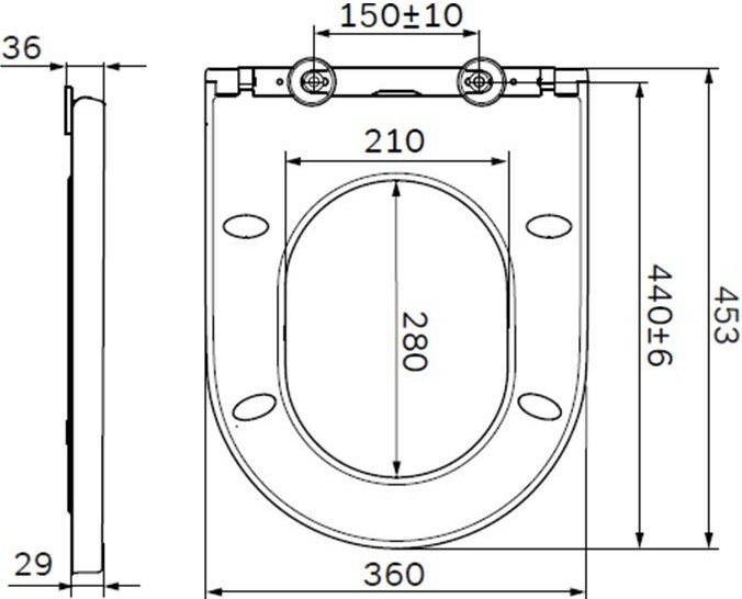 Унитаз-компакт напольный AM.PM Spirit V2.0 C708600WH FlashClean с микролифтом