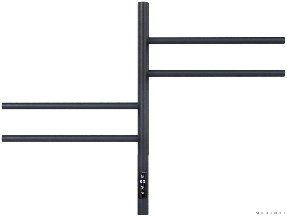 Полотенцесушитель электрический Vincea VTD-1S1CGE графит
