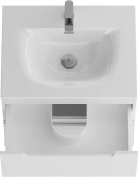 Тумба с раковиной BelBagno Etna 60 bianco lucido, раковина BB-8099-60