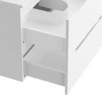 Тумба с раковиной BelBagno Etna 60 bianco lucido, раковина BB-8099-60