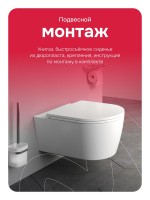 Унитаз подвесной AM.PM Func C8F1701SC