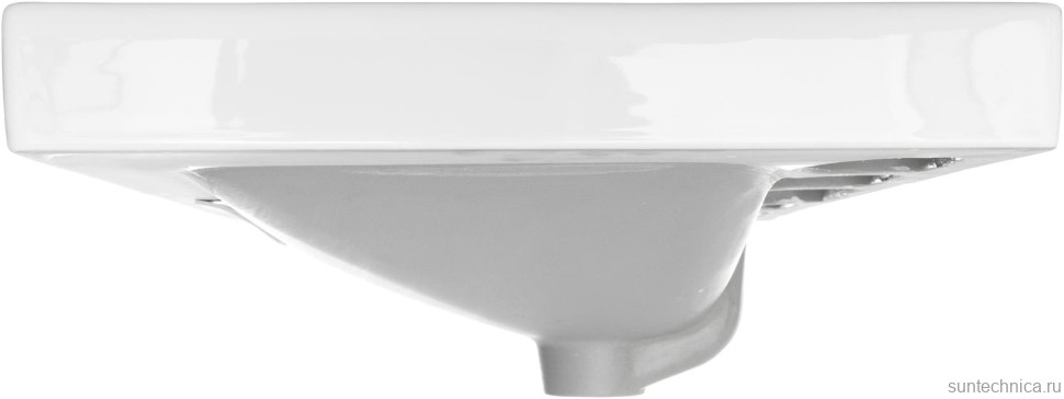 Тумба с раковиной Aquanet Милан 70 подвесная, белая глянцевая