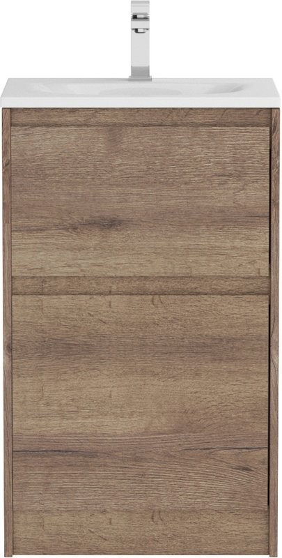 Мебель для ванной комнаты BelBagno Kraft 39 50 напольная, rovere tabacco, раковина BB-8099-3-50