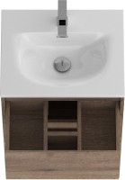 Мебель для ванной комнаты BelBagno Kraft 39 50 напольная, rovere tabacco, раковина BB-8099-3-50