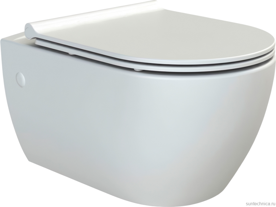 Унитаз подвесной Boheme Bianca белый глянец