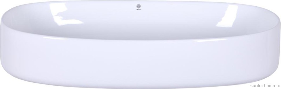 Мебель для ванной комнаты Orange Line 100 подвесная, 2 ящика, матовый графит с раковиной B07-675W