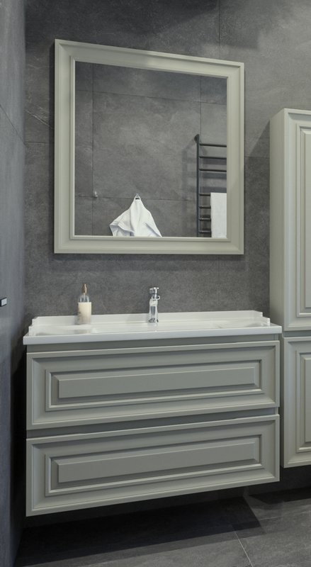 Мебель для ванной комнаты Caprigo Ponza 90 серая