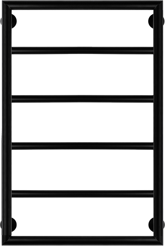 Полотенцесушитель электрический Secado Парма 2 85x55 см, подключение слева, матовый черный, лесенка