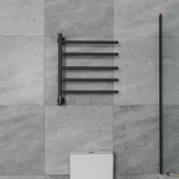 Полотенцесушитель электрический Bauedge Nimb Elegant AF0022 50x60 черный матовый