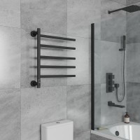 Полотенцесушитель электрический Bauedge Nimb Elegant AF0022 50x60 черный матовый