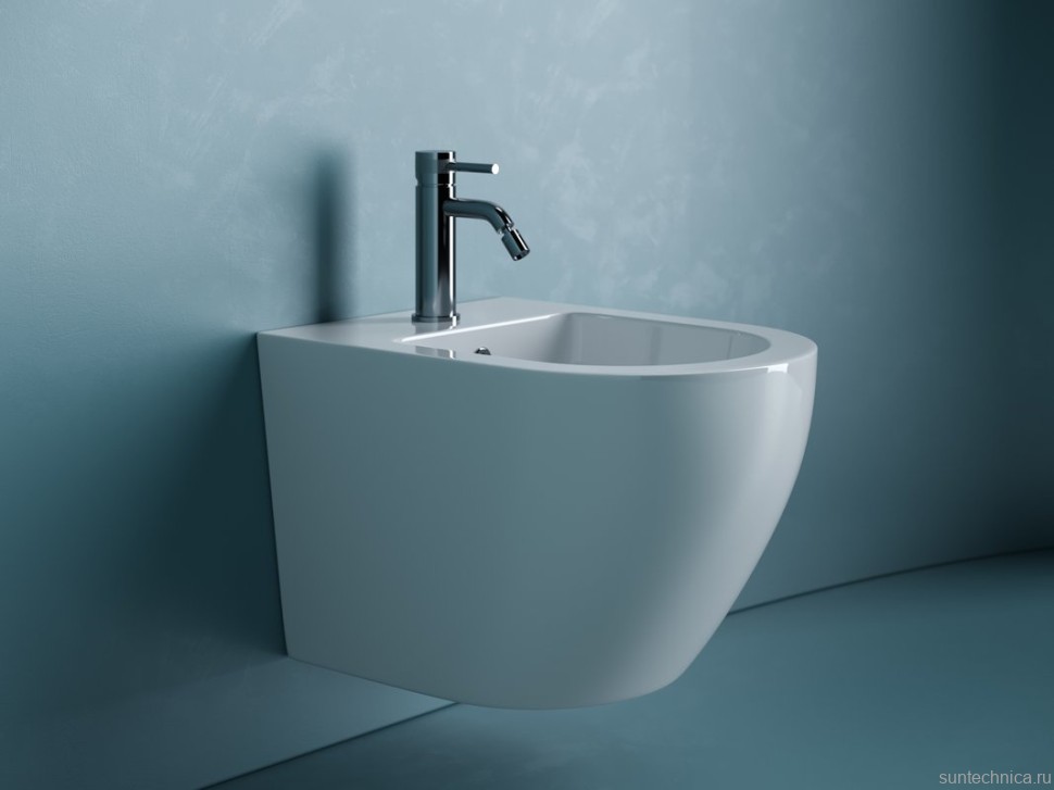 Биде подвесное Ceramicanova Uno CN11002 белое