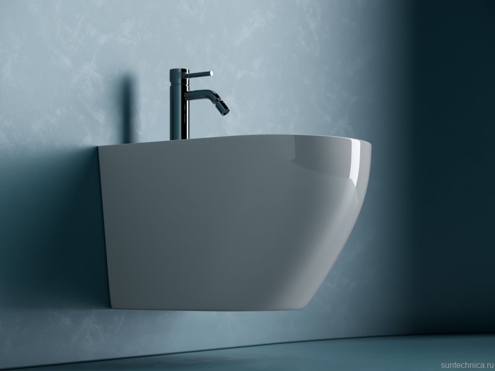 Биде подвесное Ceramicanova Uno CN11002 белое