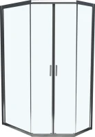 Душевой уголок BelBagno Uno 195 PH 2 100/80  C Cr стекло прозрачное