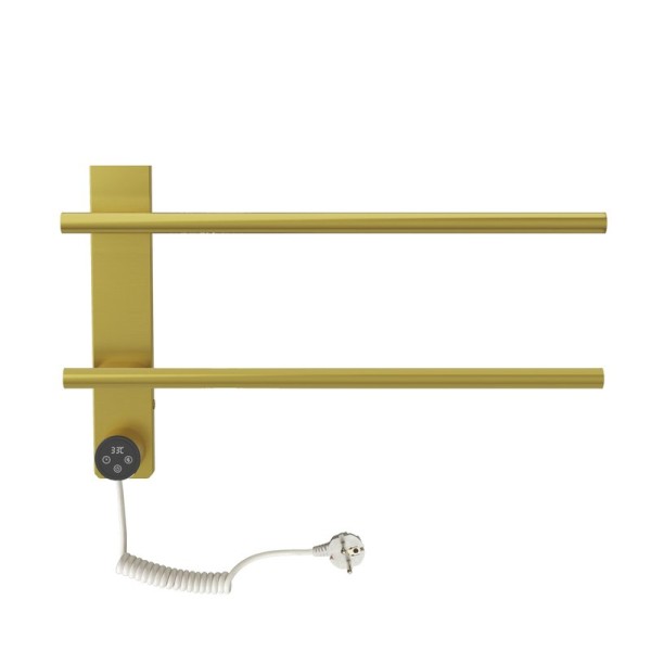 Полотенцесушитель электрический Wonzon & Woghand WW-AL342-BG брашированное золото