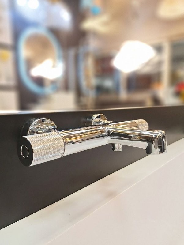 Термостатический смеситель AltroBagno Intento 0215 Cr для ванны с душем, хром