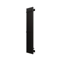 Полотенцесушитель электрический Grota Corsa K N RAL9005 EL 23х120, с крючками, матовый черный
