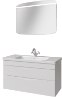 Мебель для ванной комнаты Caprigo Lento 100 белая