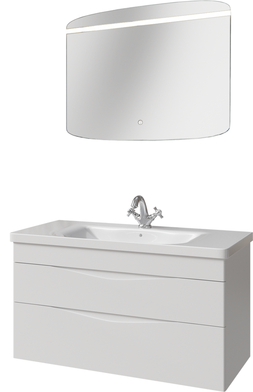 Мебель для ванной комнаты Caprigo Lento 100 белая